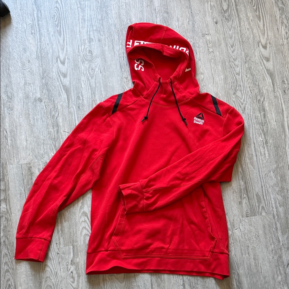 Reebok Red Pullover with Black Details